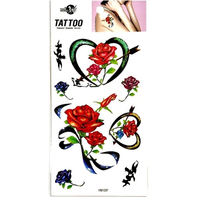KN Dočasné tetovanie Snake roses