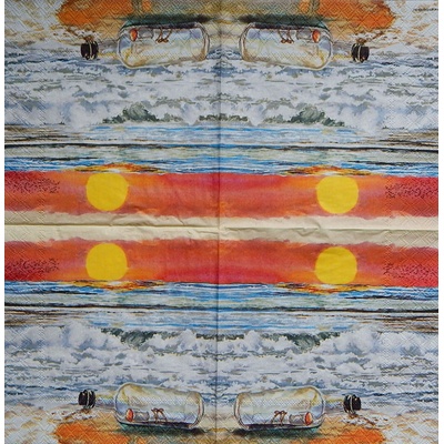 Ambiente obrúsky Vzkaz v lahvi 33x33cm