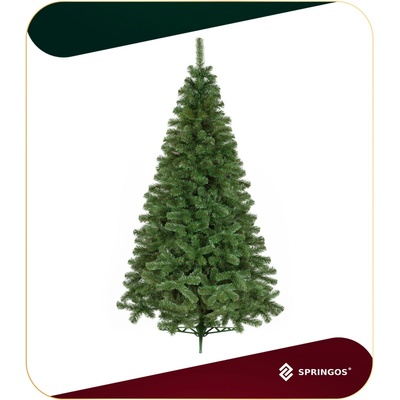 Springos Umelý vianočný stromček zelená jedľa 220 cm S-CT0056
