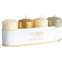 Artman Candles Golden 4 ks