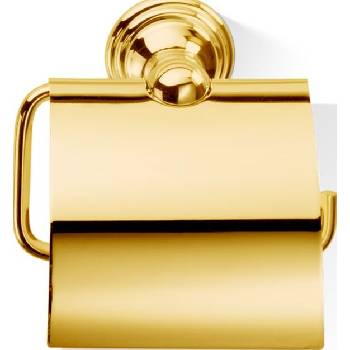 DECOR WALTHER Закачалка за тоалетна хартия с капак Decor Walther Classic злато (0510920)