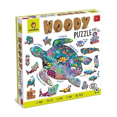 Drevené Ludattica Woody More drevené 21245 48 dielov