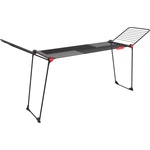 Vileda Infinity Flex Ultimate Drying Rack Black Edition | Extendable black telescopic frame, XXL drying rods | Foldable & pre-assembled - fewer marks for large textiles | Comfort pack - 178871 (178871)