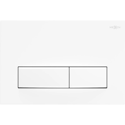 Mexen Fenix 09 бутон за промиване, бял матов - 600920 (600920)