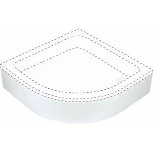 Deante Plus II полукръгло душ корито бяло 80 см (KTU_032B)