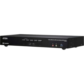 ATEN Kvm превключвател aten cs1844-at-g, 4 порта usb 3.0, За 2 hdmi монитора (aten-cs1844-at-g)