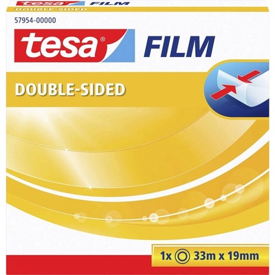 Tesa 57954-00000-01 Oboustranná lepicí páska transparentní 33 m x 19 mm 1 ks