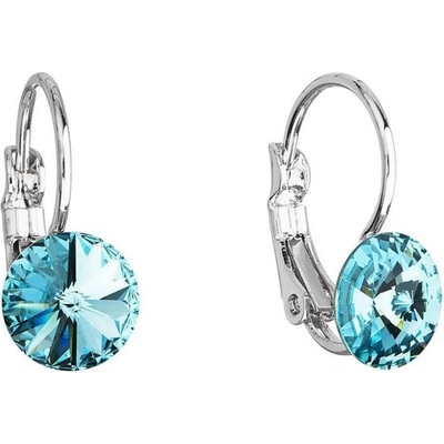 JSB Rivoli se Swarovski Elements tyrkysové Light Turquoise 13311