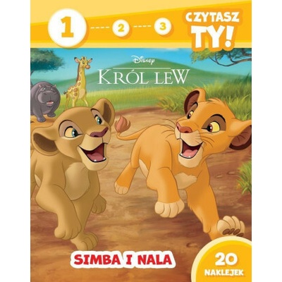 Simba i Nala. Disney Król Lew. 1, 2, 3, czytasz ty! Poziom 1