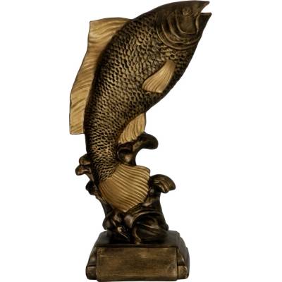 Odlévaná figurka | Kapr Výška: 37 cm