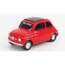 Brumm Fiat 500 1965 Viva L'italia 150th Anniversario Italia 1861 2011 Red 1:43