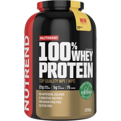 Nutrend 100% Whey Protein [2250 грама] Ванилия