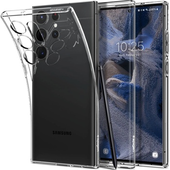 Pouzdro Spigen Liquid Crystal Samsung Galaxy S23 Ultra Crystal Clear