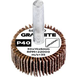GRAPHITE Ламиниран диск 30 x 15 x 6 mm, P40 58T400 (58T400)