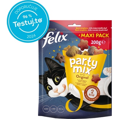 Felix Party Mix Original kuře játra krůta 5 x 200 g