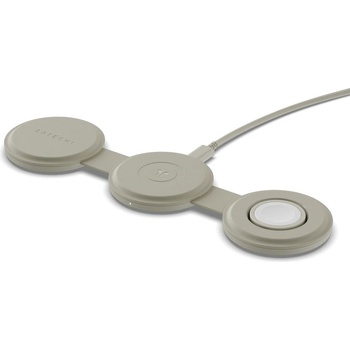 Satechi OntheGo 3-in-1 Wireless Charger - Sand (ST-QTG31W)
