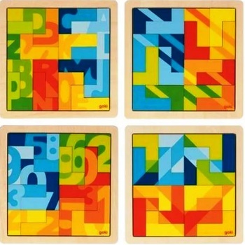 Image 1 of Goki Детски дървен пъзел Goki - L, асортимент (57472)