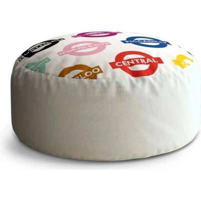 Sablio Taburet Circle Metro: 38x48 cm