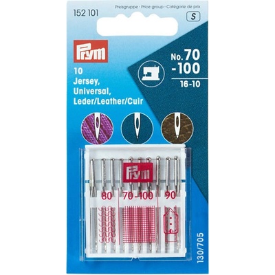 Ihly Prym do šijacieho stroja, sada pre rôzne materiály, 70-100