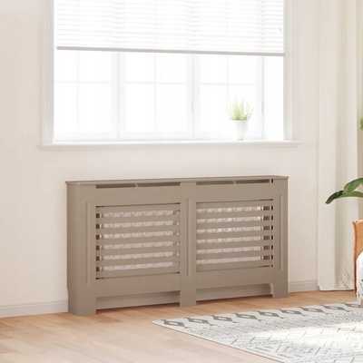 VidaXL Kryt na radiátor MDF deska 152 x 81 cm hnědý