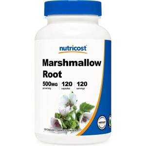 Nutricost Храносмилане и имунитет - Бяла ружа (корен), 500 mg х 120 капсули (67141 (291101) NC)