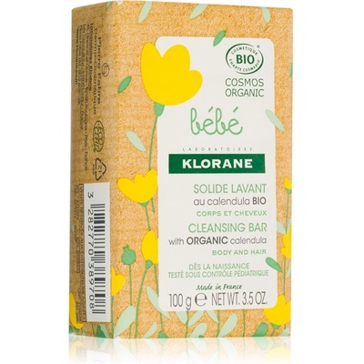 Klorane Bébé Calendula нежен сапун с невен 100 гр
