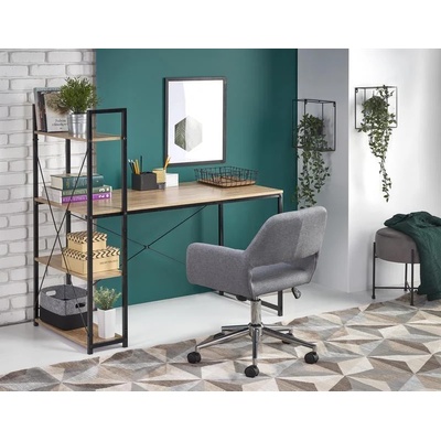 Halmar Бюро NARVIK B1 - black / sonoma (NARVIK-B1/black/Halmar/desk)