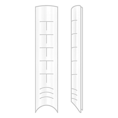 MUSA Duální Šablony DISPLAY FORM 05 průhledné sada 12 velikostí 120 ks