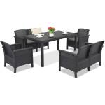 BICA Venezia Apetito 6 ратан антрацит комплект Bica (BCVEN6ANT)