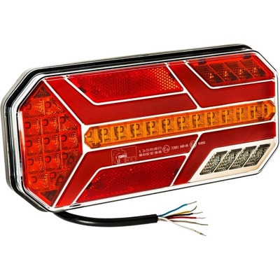Zadné ľavé svetlo 235x110x32mm LED TL 5 funkcií neón 12V 24V
