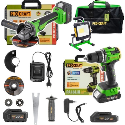 PROCRAFT BG400 + PA18LiH + PGA22 + LP20