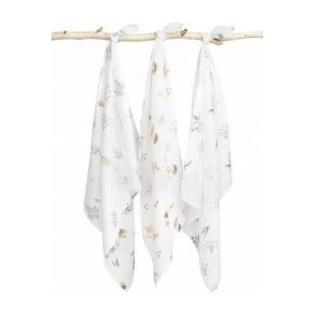 Sensillo MUSLIN DIAPER WHITE (Pack - 3 pcs)