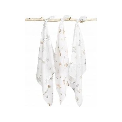 Sensillo MUSLIN DIAPER WHITE (Pack - 3 pcs)