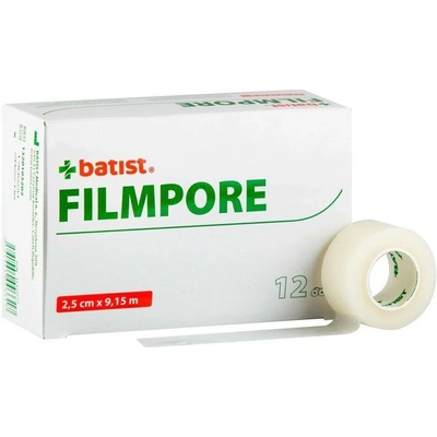 Batist Filmpore fixačná náplasť 2,5 cm x 9,15m, 1ks