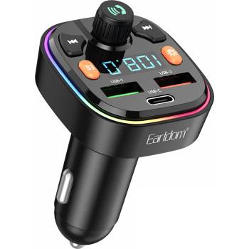 Earldom FM Трансмитер Earldom ET-M70, Bluetooth, USB, 3.1A, Черен - 17722 (17722)