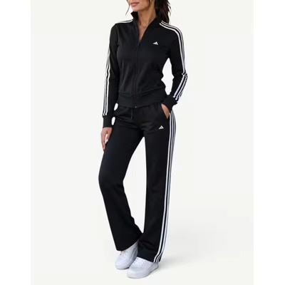 Adidas Performance Essentials 3s Knit Tracksuit Black