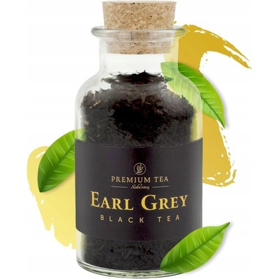 Tommy Cafe Čierny listový čaj vo fľaši Earl Grey Premium 8 0g
