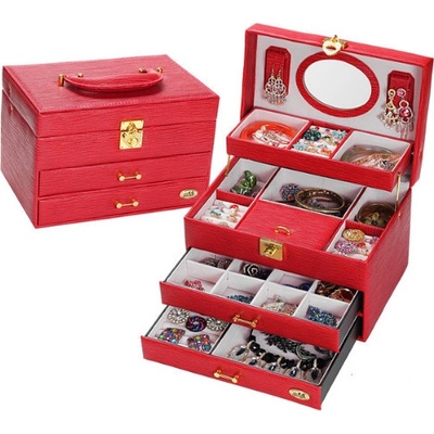 Gaira šperkovnice 9112 26 červená