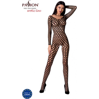 Passion Bodystocking BS077 Black – Zboží Mobilmania