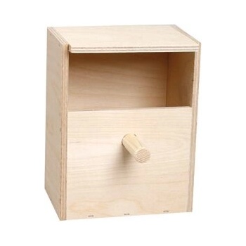 Flamingo - Дървена къщичка за птици, отворена, 12, 5 x 9, 5 x 16 см