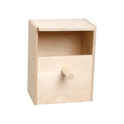 Flamingo - Дървена къщичка за птици, отворена, 12, 5 x 9, 5 x 16 см