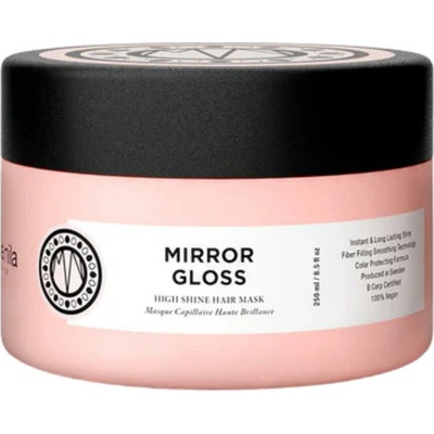 Maria Nila Mirror Gloss Mask hĺbkovo vyživujúca maska na lesk a hebkosť vlasov 250 ml