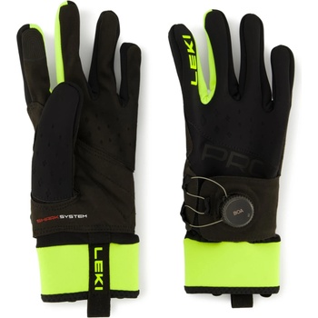Leki Ръкавици Leki PRC Boa Shark Gloves - Black / Neon Yellow - размер 8, 5 (EU) (202-4888-0116)