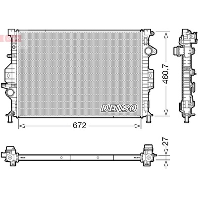 Chladič, chlazení motoru DENSO DRM10115