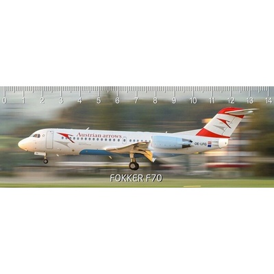 Pravítko 3D Fokker F70