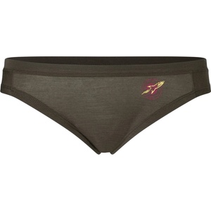 super. natural Дамско мериносово термобельо super. natural Women's Rocket175 Thong Merino base layer - Black Ink / Sangria / Gold (115-2833-0113)