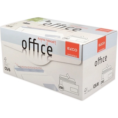 Obálky C6/5 (DL) ELCO Office Box / 200 kusů / okénko vpravo