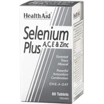 HEALTHAID Хранителна добавка Селен плюс А, С, Е и Цинк , Health Aid - Selenium Plus 200mg A, C, E & Zinc - 60tabs
