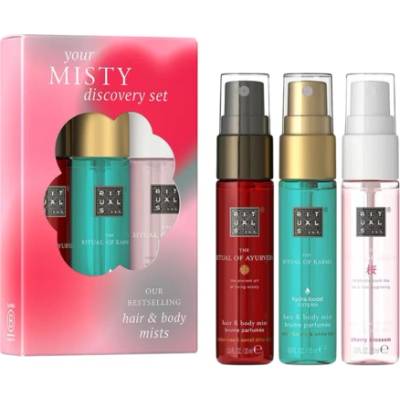 RITUALS Your Misty Discovery Set комплект спрейове за коса и тяло 3 x 20 мл