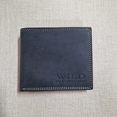 Pánská kožená WILD tmavě šedá